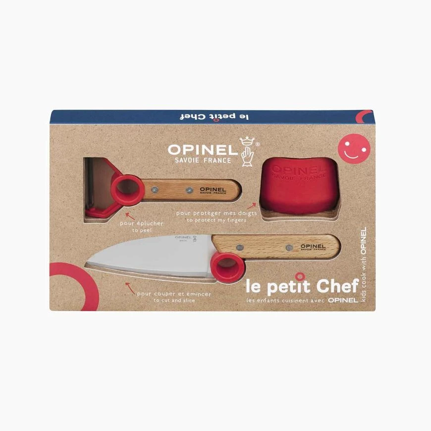 Opinel Le Petit Chef Box Set 3 Opinel Le Petit Chef Box Set