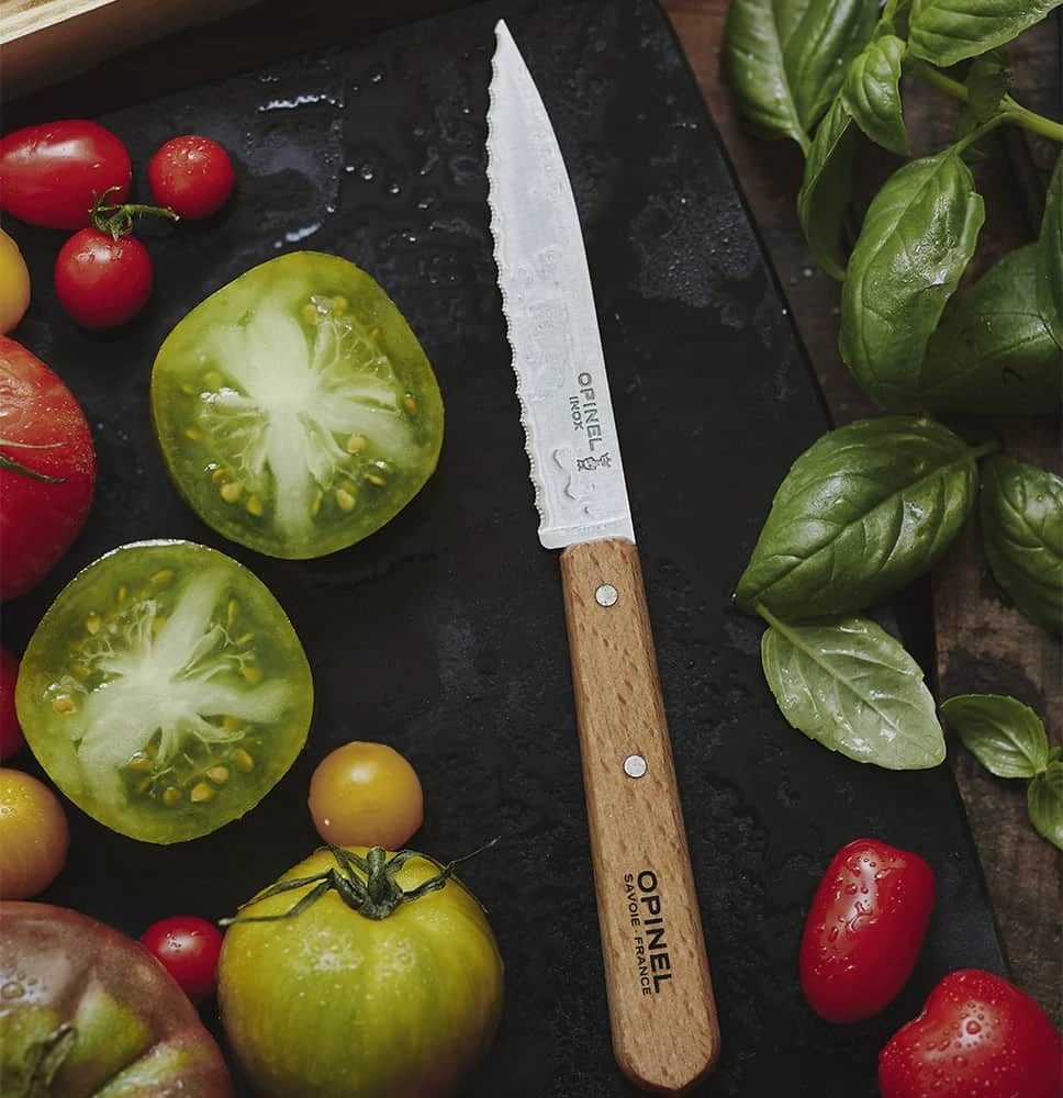 Opinel No.113 Serrated Knife - Natural 4 Opinel No.113 Serrated Knife - Natural - Image 2