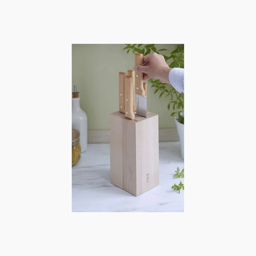 Opinel Parallèle Bread 5pc Knife Block 5 Opinel Parallèle Bread 5pc Knife Block - Image 3