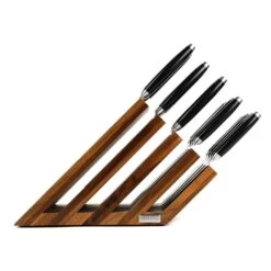 Artelegno Venezia 5-tier Magnetic Walnut Knife Block -KITCHEN KNIVES Shop 07wl 4 2