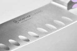 Wusthof Classic Colour Santoku With Hollow Edge Knife 17cm Purple Yam (WT1061731417) -KITCHEN KNIVES Shop 1061731417 2 1