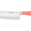 Wusthof Classic Colour Santoku With Hollow Edge Knife 17cm Coral Peach (WT1061731517)