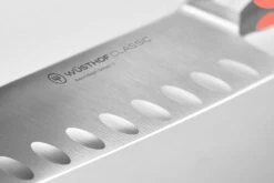 Wusthof Classic Colour Santoku With Hollow Edge Knife 17cm Coral Peach (WT1061731517) -KITCHEN KNIVES Shop 1061731517 2 1