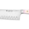 Wusthof Classic Colour Santoku With Hollow Edge Knife 17cm Pink Himalayan Salt (WT1061731617) -KITCHEN KNIVES Shop 1061731617
