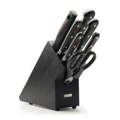 Wusthof Classic 7pc Knife Block Black Ash (WT1090170707)