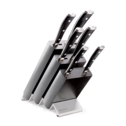 Wusthof Classic Ikon 6pc Knife Block Black Ash (WT1090370601)