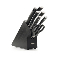 Wusthof Classic Ikon 7pc Knife Block Black Ash (WT1090370703)