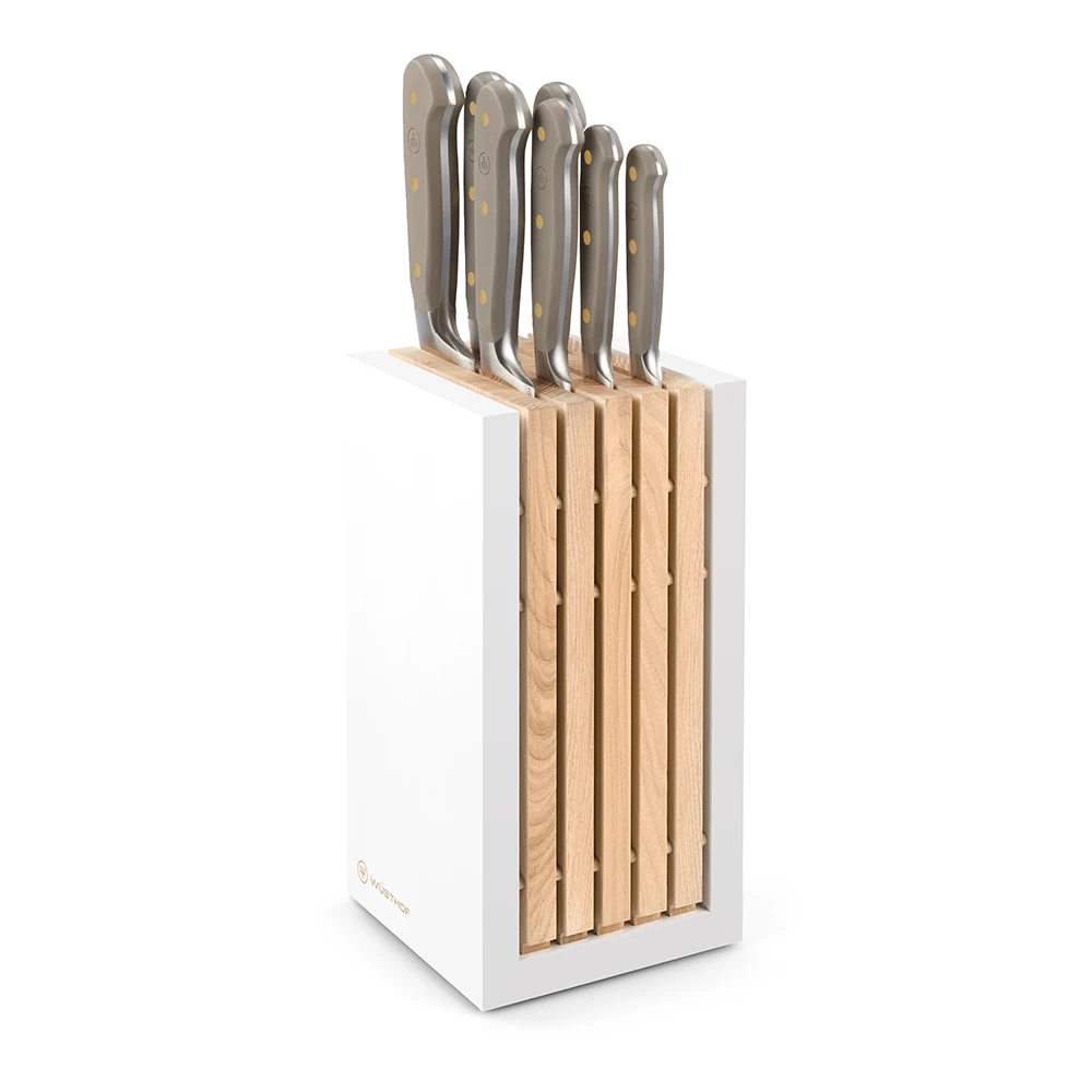 Wusthof Classic Colour 8-piece Designer Knife Block Set Velvet Oyster (WT1091770711) 3 Wusthof Classic Colour 8-piece Designer Knife Block Set Velvet Oyster (WT1091770711)