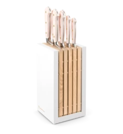 Wusthof Classic Colour 8-piece Designer Knife Block Set Pink Himalayan Salt (WT1091770714)