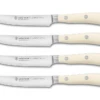Wusthof Classic Ikon Cream 4pc Steak Knife Set (WT1120460401) -KITCHEN KNIVES Shop 1120460401