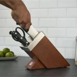 Zwilling Gourmet 7 Piece Brown Knife Block Set With Kis Technology (36133-000-0) -KITCHEN KNIVES Shop 36133 000 0 2