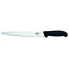Victorinox Fibrox 25cm Slicing Knife Pointed Tip Serrated Edge (5443325) -KITCHEN KNIVES Shop 5443325
