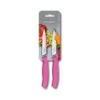 Victorinox Swiss Classic 2 X 10cm Paring Knife Set Pink (67796L5B) -KITCHEN KNIVES Shop 67796l5b