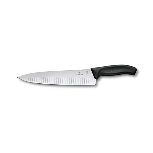 Victorinox Swiss Classic 25cm Carving Knife Fluted Blade Black (6802325B) 3 Victorinox Swiss Classic 25cm Carving Knife Fluted Blade Black (6802325B)