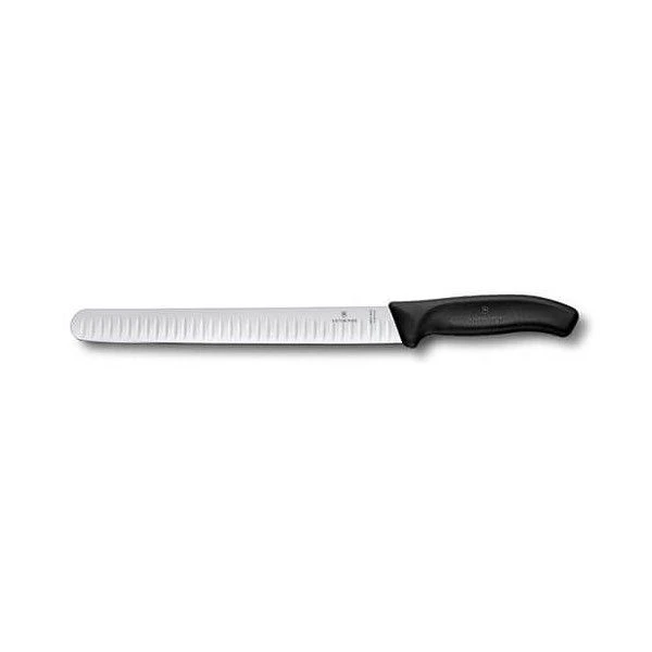 Victorinox Swiss Classic 25cm Slicing Knife Fluted Round Black (6822325B) 3 Victorinox Swiss Classic 25cm Slicing Knife Fluted Round Black (6822325B)
