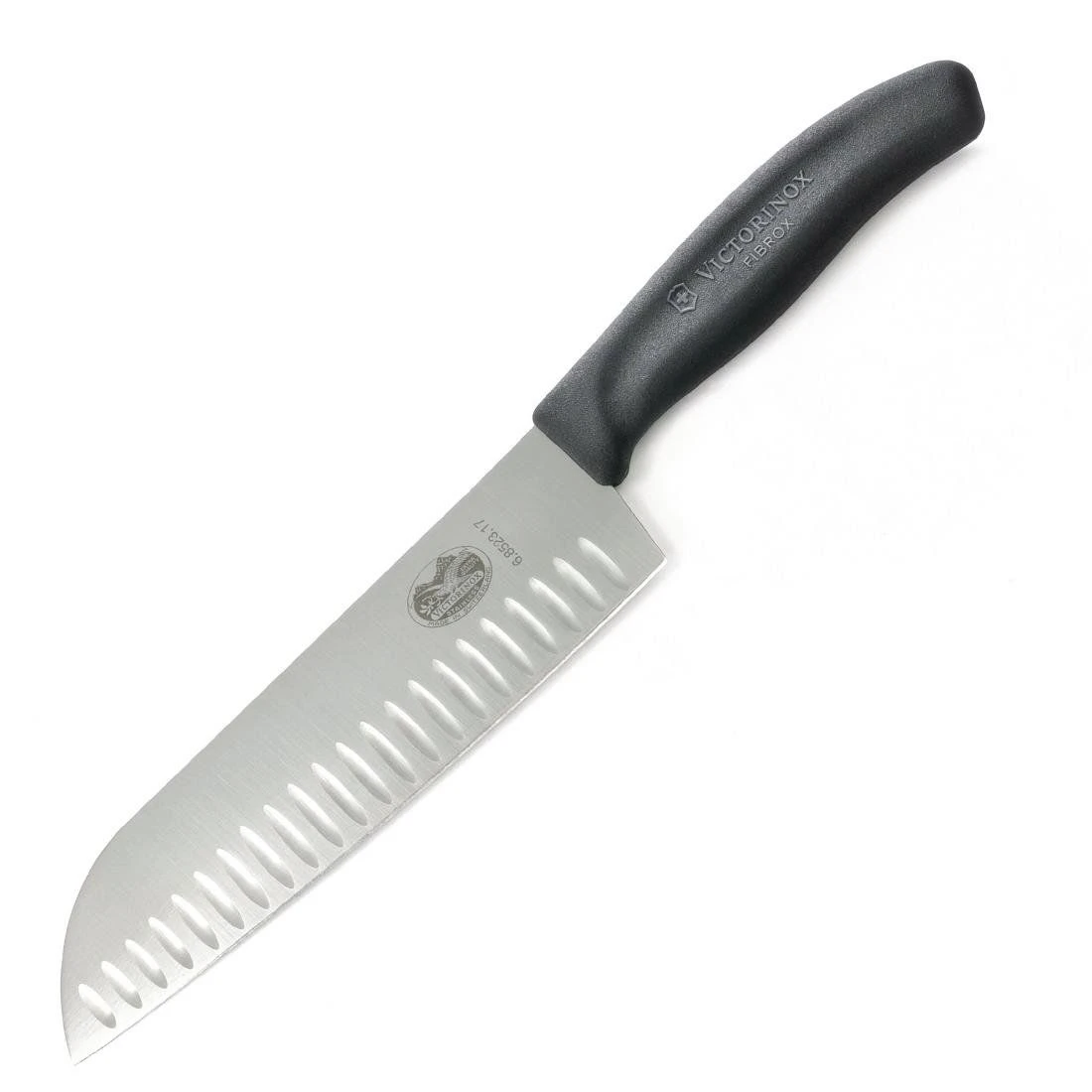 Victorinox Fibrox 17cm Santoku Knife Fluted Edge (6852317G) 3 Victorinox Fibrox 17cm Santoku Knife Fluted Edge (6852317G)