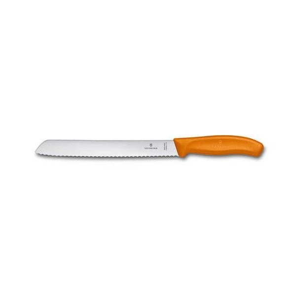 Victorinox Swiss Classic 21cm Bread Knife Serrated Edge Orange (6863621L9B) 3 Victorinox Swiss Classic 21cm Bread Knife Serrated Edge Orange (6863621L9B)