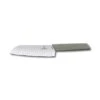 Victorinox Swiss Modern Colour 17cm Fluted Santoku Knife - Olive Green (6905617K6B) -KITCHEN KNIVES Shop 6905617k6b