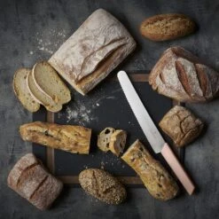 Victorinox Swiss Modern Colour 22cm Bread & Pastry Knife - Apricot (6907622W5B) -KITCHEN KNIVES Shop 6907622w5b ls2