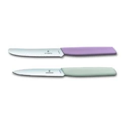 Victorinox Swiss Modern 2 Piece Paring Knife Set - Blush (690962L2) -KITCHEN KNIVES Shop 690962l2 swiss modern paring knife set 2 pieces blush