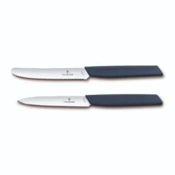 Victorinox Swiss Modern 2 Piece Paring Knife Set - Marine (690962L3) -KITCHEN KNIVES Shop 690962l3 swiss modern paring knife set 2 pieces marine 1