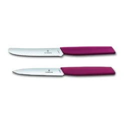 Victorinox Swiss Modern 2 Piece Paring Knife Set - Berry (690962L4) -KITCHEN KNIVES Shop 690962l4 swiss modern paring knife set 2 pieces berry