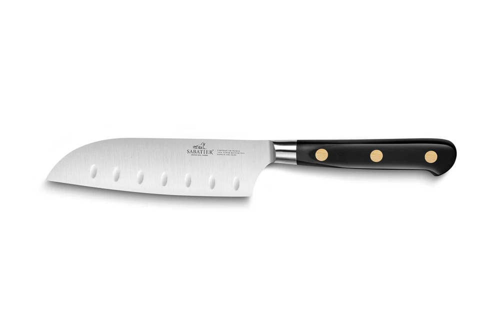 Sabatier® Ideal Brass Rivets 13cm Santoku Knife (714880) 3 Sabatier® Ideal Brass Rivets 13cm Santoku Knife (714880)