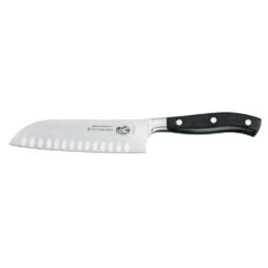 Victorinox Fully Forged 17cm Santoku Knife With Fluted Blade (7732317G) -KITCHEN KNIVES Shop 7732317g 3 1