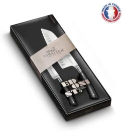 Lion Sabatier® Edonist 2pce Far Eastern Knife 13 Lion Sabatier® Edonist 2pce Far Eastern Knife -KITCHEN KNIVES Shop 809080 coffret exotique edonist santoku office 2 logo