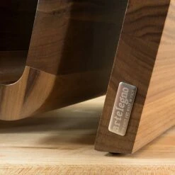 Artelegno Grand Prix Chicane Magnetic Walnut Knife Block -KITCHEN KNIVES Shop 85 wl 3