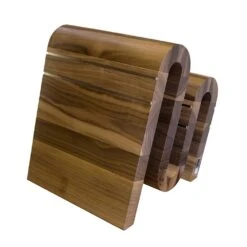 Artelegno Grand Prix Chicane Magnetic Walnut Knife Block -KITCHEN KNIVES Shop 85 wl 4