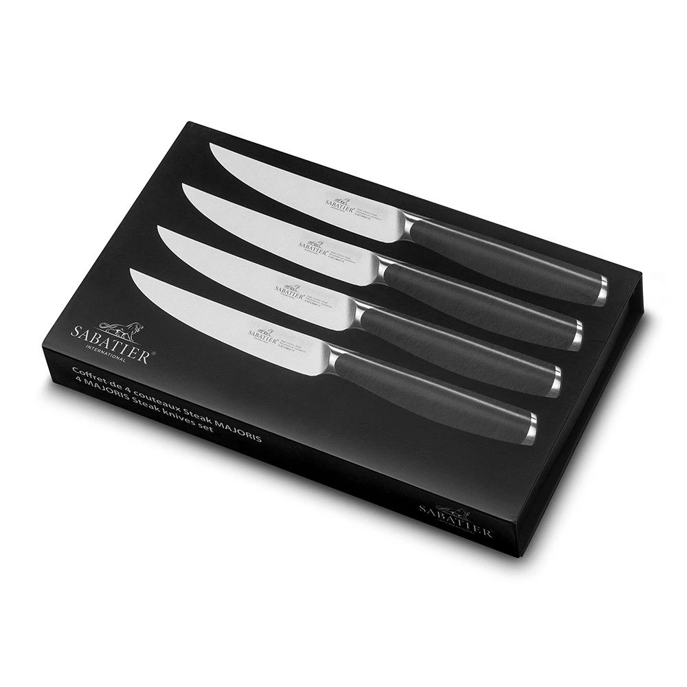 Sabatier® 4 Piece 12cm Majoris Serrated Steak Knife Set (900684) 3 Sabatier® 4 Piece 12cm Majoris Serrated Steak Knife Set (900684)