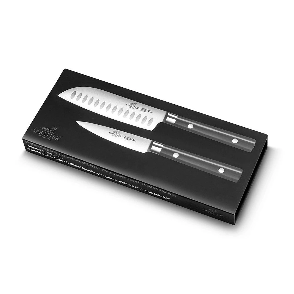Sabatier® Leonys 2 Piece Set (9cm Paring, 12cm Mini Santoku) 4 Sabatier® Leonys 2 Piece Set (9cm Paring, 12cm Mini Santoku) - Image 2