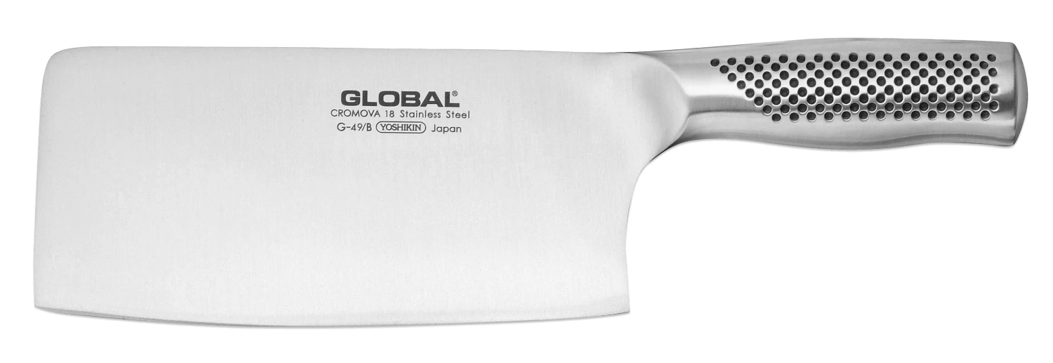 Global G49 - Chinese Vegetable Chopper (2.2mm Thick Blade) (G-49) 3 Global G49 - Chinese Vegetable Chopper (2.2mm Thick Blade) (G-49)