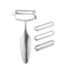 Global GS94 - Three Way Vegetable Peeler With 4 Blades (GS-94) -KITCHEN KNIVES Shop GS 94 1 1