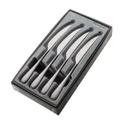 Robert Welch Arden Bright V Steak Knife Set 4 Piece -KITCHEN KNIVES Shop ardbr1012v4 arden 4pc steak knife set 1