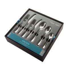 Robert Welch Arden Bright V Cutlery Set 56 Piece With Free Large Cutlery Tray -KITCHEN KNIVES Shop ardbr1099v56 arden 56pc set 1