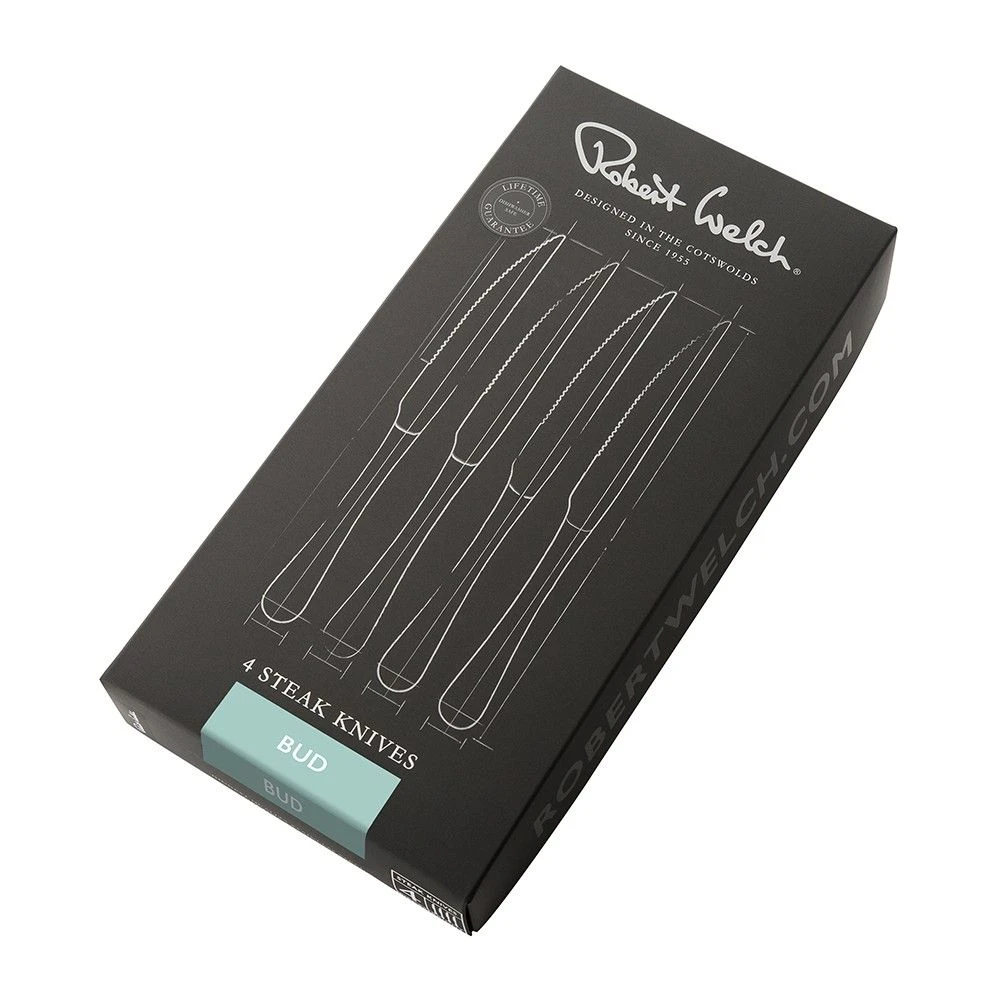Robert Welch Bud Bright Steak Knife Set 4 Piece 5 Robert Welch Bud Bright Steak Knife Set 4 Piece - Image 3