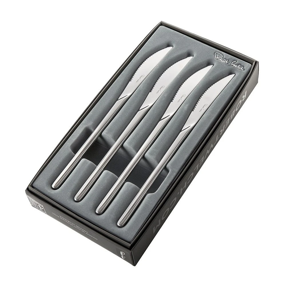 Robert Welch Bud Bright Steak Knife Set 4 Piece 4 Robert Welch Bud Bright Steak Knife Set 4 Piece - Image 2