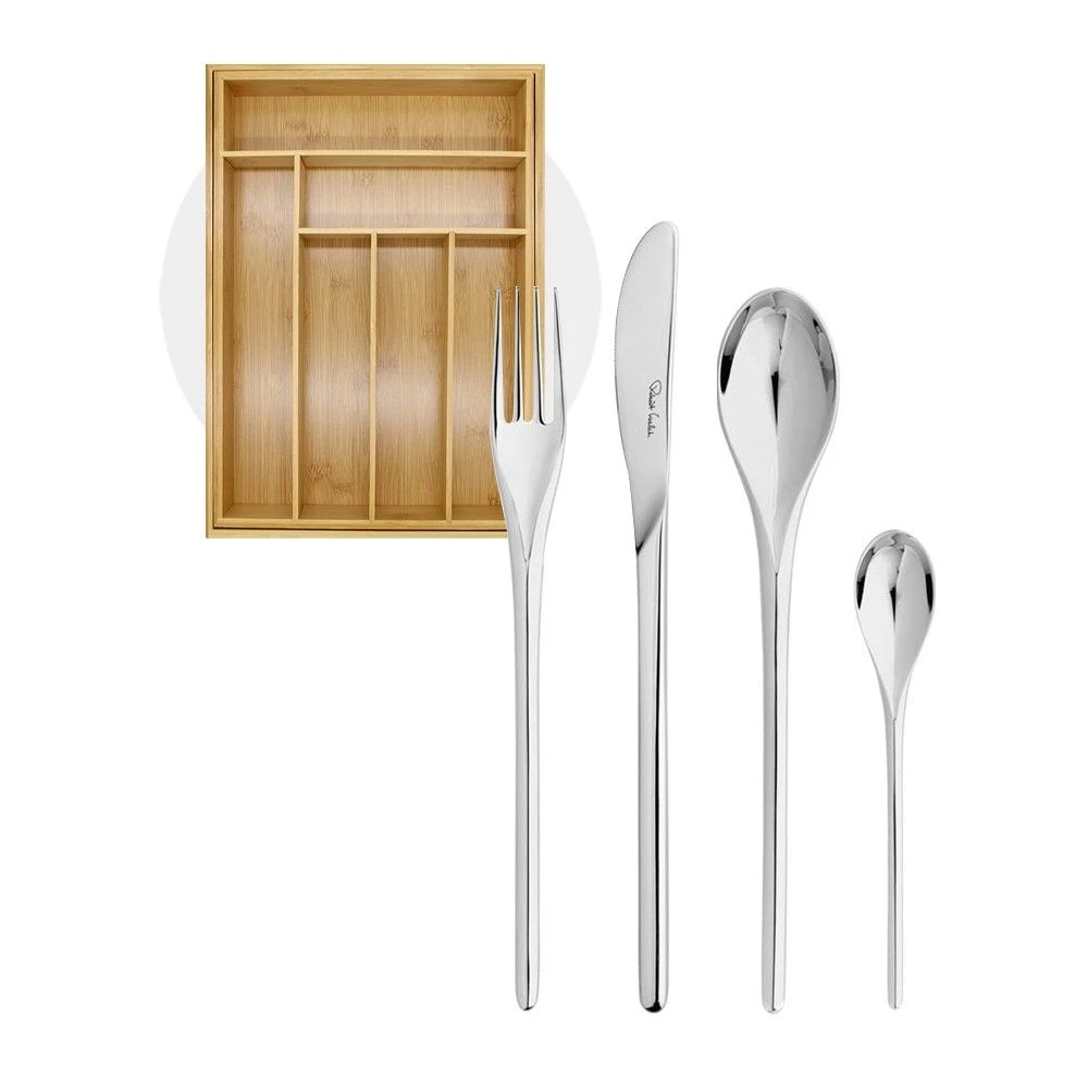 Robert Welch Bud Bright V 24 Piece Set With Free Small Cutlery Tray 3 Robert Welch Bud Bright V 24 Piece Set With Free Small Cutlery Tray