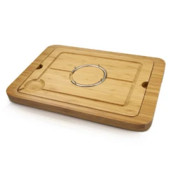 Global Knives 3 Piece Carving Set With Bamboo Spiked Meat Dish 7 Global Knives 3 Piece Carving Set With Bamboo Spiked Meat Dish -KITCHEN KNIVES Shop carving board 2