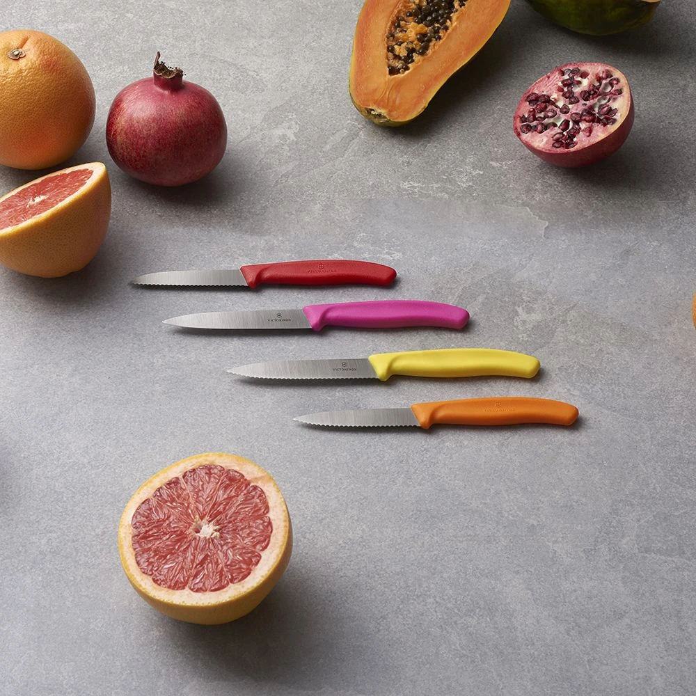 Victorinox Swiss Classic 2 X 8cm Paring Knife With Pointed Tip Pink (67606L115B) 6 Victorinox Swiss Classic 2 X 8cm Paring Knife With Pointed Tip Pink (67606L115B) - Image 4