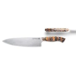 Savernake DNA DC21 21cm Chef's Knife - Anthracite, Arctic & Orange With Marble Handle -KITCHEN KNIVES Shop dc21 hm t s