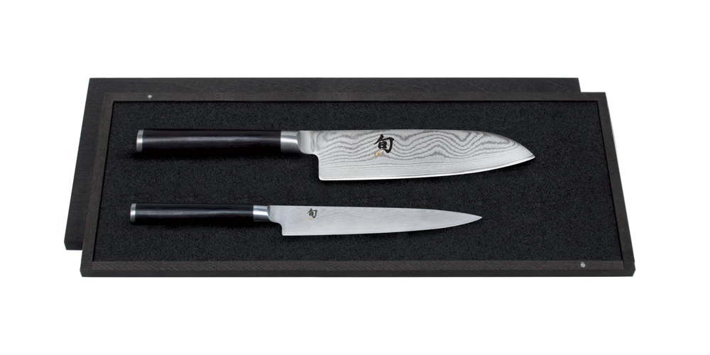 Kai Shun Knife Set (KAI-DMS-230) - 15cm Utility Knife & 16cm Santoku Knife 3 Kai Shun Knife Set (KAI-DMS-230) - 15cm Utility Knife & 16cm Santoku Knife