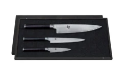 Kai Shun Knife Set - 8.5cm Office Knife, 15cm Utility Knife, 20cm Chefs Knife (KAI-DMS-300)