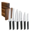 Victorinox Swiss Modern Black Exclusive Block Set (EXCLUMODERNBLACKBK) -KITCHEN KNIVES Shop exclumodernblackbk