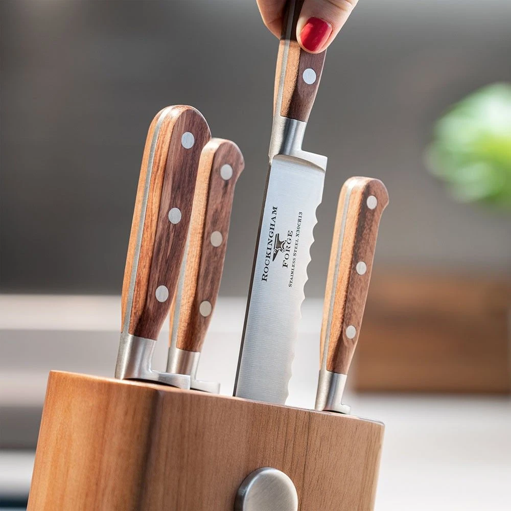 Rockingham Forge Pro Wood Series 2 Piece Set (9cm Paring Knife & 20cm Chefs Knife) 8 Rockingham Forge Pro Wood Series 2 Piece Set (9cm Paring Knife & 20cm Chefs Knife) - Image 6