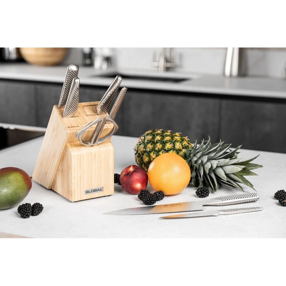 Global Takashi 8 Piece Knife Block Set (G-79668B) 7 Global Takashi 8 Piece Knife Block Set (G-79668B) - Image 5