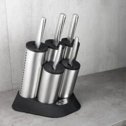 Global NI Series 6 Piece Engine Knife Block Set (GN-2020/6B) -KITCHEN KNIVES Shop gn 2020 6b 4