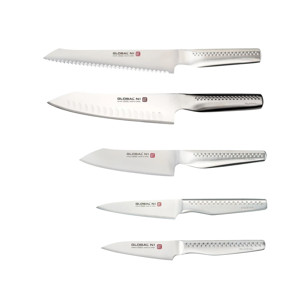 Global Knives NI Series 6 Piece Knife Block Set Black (GN-626/6BK) 4 Global Knives NI Series 6 Piece Knife Block Set Black (GN-626/6BK) - Image 2